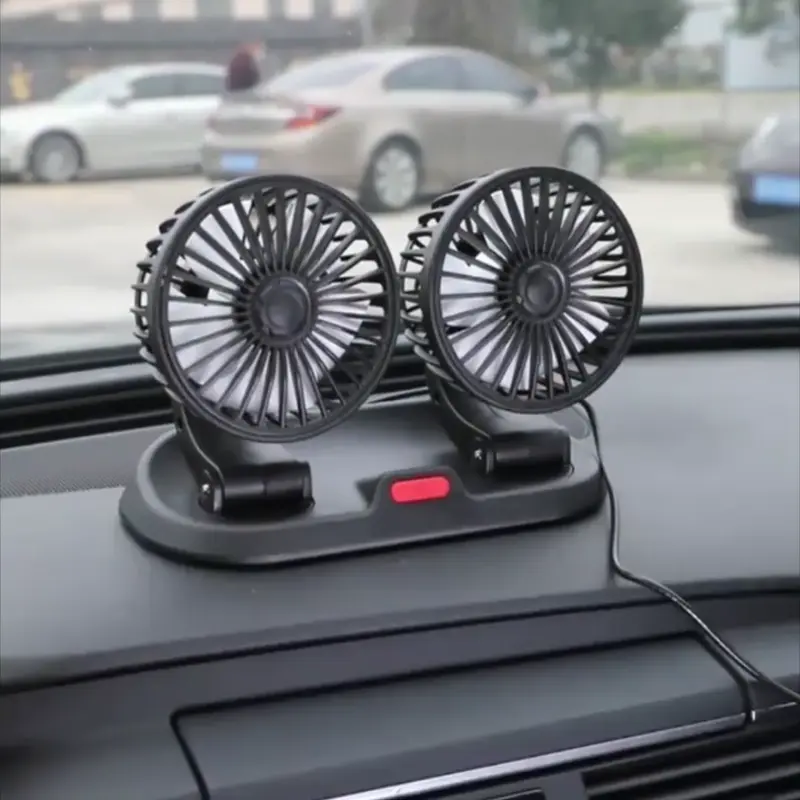ventilator za avtomobil so dve glavi вентилатор за автомобил со две глави
